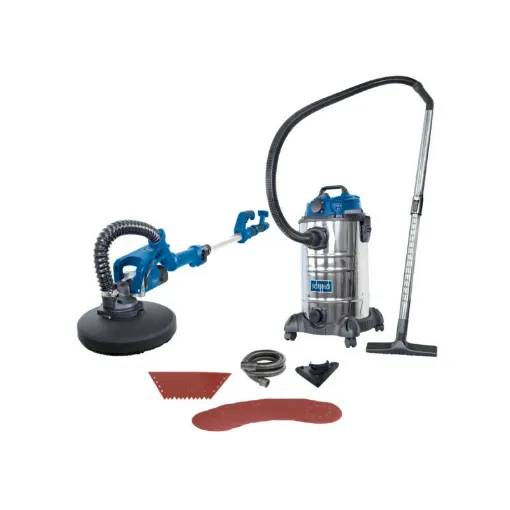 Picture of Pack SCHEPPACH Wall and ceiling sander - 710W - DS930 - Wet and dry vacuum cleaner - 1400W - 30L - ASP30-ES