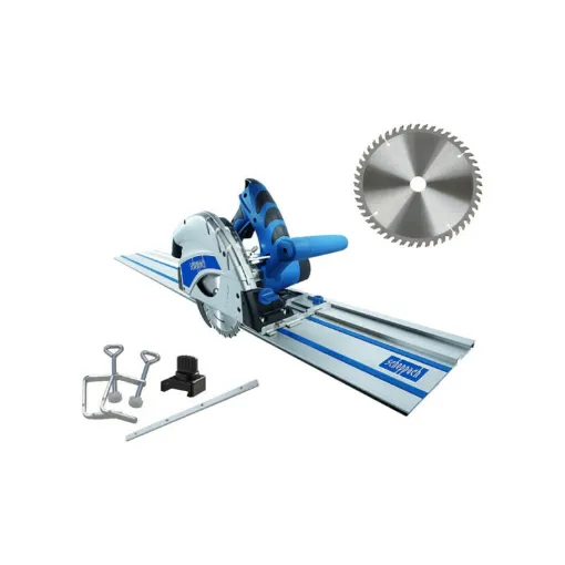 Picture of Pack SCHEPPACH Plunge Saw - 1200W - 160mm - PL55 - 1 Guide rail - 1 Blade - 48 teeth - 2 Clamps