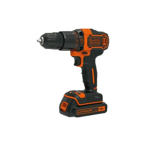 Picture of 18V Percussion drill BL188E2K BLACK and DECKER - 2 batteries Li-ion 1,5Ah - 1 charger - 84406