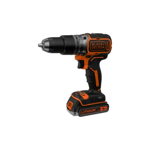 Picture of 18V cordless drill BLACK and DECKER - 1 battery 1,5Ah - 1 charger - 84407