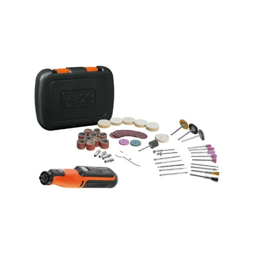 Picture of Battery operated rotary multitool BCRT8IK-XJ 7,2 V BLACK and DECKER - 53 accessories - 84410