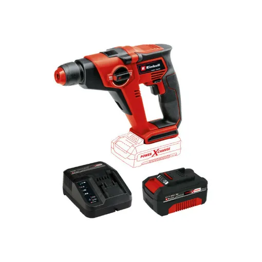 Picture of Pack EINHELL 18V Power X-Change Hammer Drill - TE-HD 18/12 Li-Solo - Starter Kit Power 4.0Ah