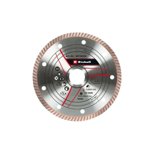 Picture of EINHELL diamond disc for angle grinder and cut-off machine - 125mm - 49724550