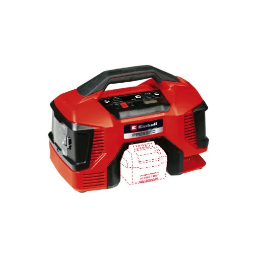 Picture of EINHELL 18V Power X-Change air compressor - Without battery and charger - PRESSITO 18/21