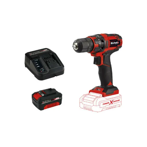 Picture of Pack EINHELL 18V Power X-Change Drill and Screwdriver - TC-CD 18/35 Li-Solo - Starter Kit Power 4.0Ah