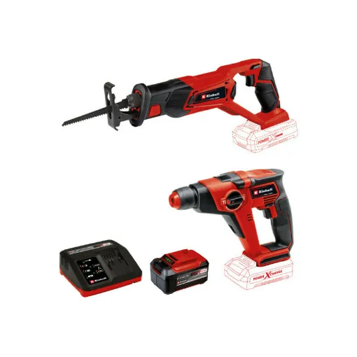 Picture of Pack EINHELL 18V Power X-Change - Universal sabre saw - TE-AP 18 Li-Solo - Hammer drill - TE-HD 18/12 Li-Solo - Starter