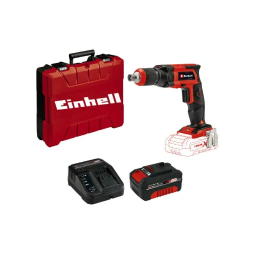 Picture of Pack EINHELL 18V Power X-Change Plasterboard Screwdriver - TE-DY 18 Li-Solo - Starter Kit Power 4.0Ah