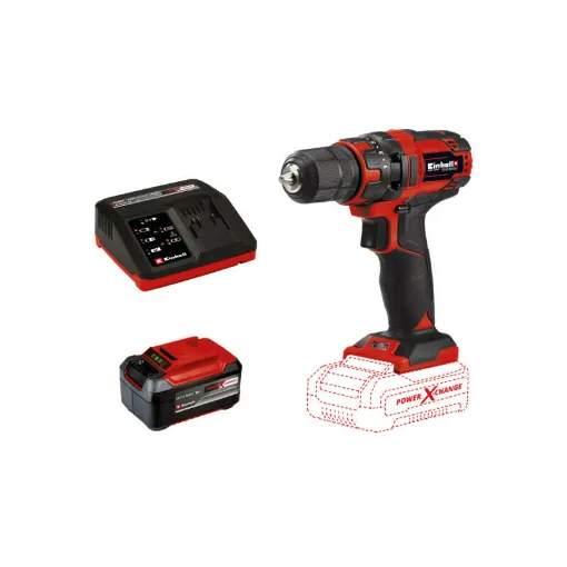 Picture of Pack EINHELL 18V Power X-Change Drill and Screwdriver - TC-CD 18/35 Li-Solo - Starter Kit Power 5.2Ah