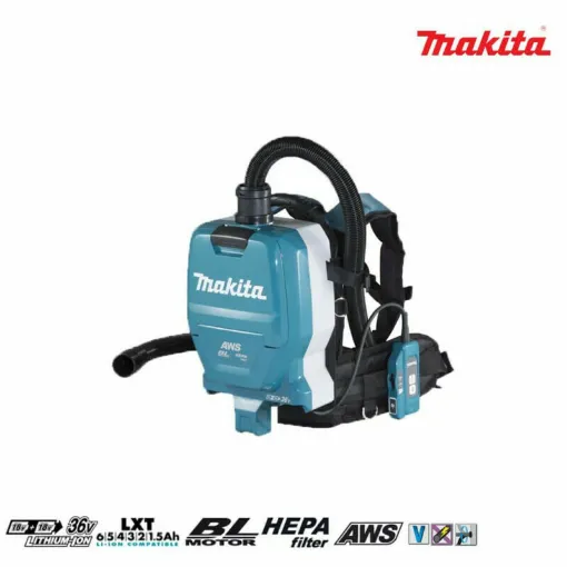 Picture of MAKITA 36V brushless backpack vacuum cleaner - 110mbar DVC265ZXU