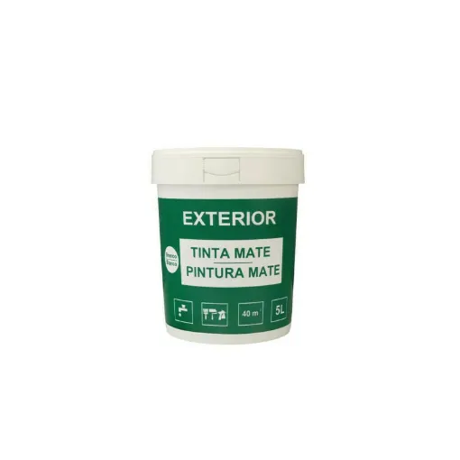 Picture of Exterior Matt Paint - White - 5L