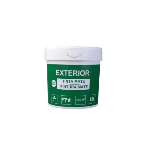 Picture of Exterior Matt Paint - White - 15L