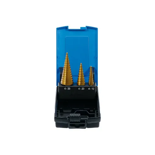 Picture of BGS TECHNIC Step Drill Set - Titanium Nitride - 3 pcs - 1624