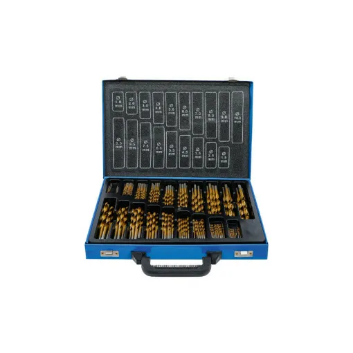 Picture of BGS TECHNIC twist drill set - Titanium Nitride - 170 pcs - 1994