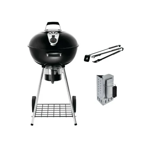 Picture of Pack NAPOLEON Rodeo charcoal barbecue - Lighting chimney - Rake and tongs