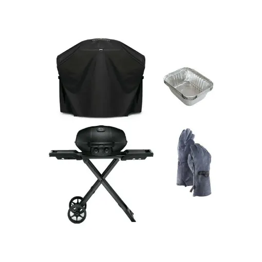 Picture of Pack NAPOLEON Phantom TravelQ PRO285X Gas Barbecue - Cover - Gloves - Grease trays