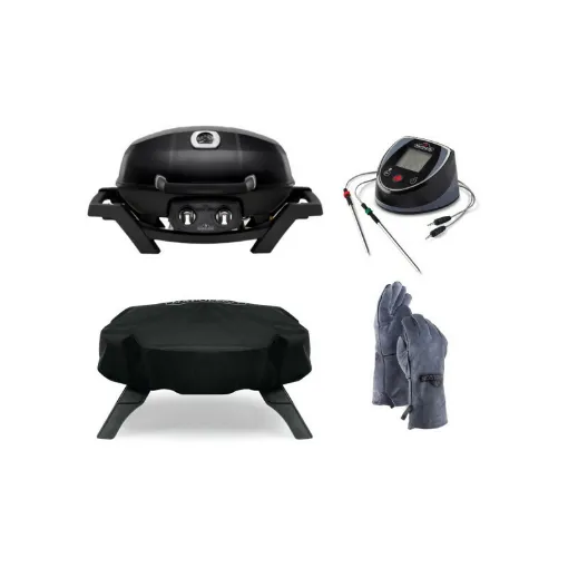 Picture of Pack NAPOLEON TravelQ PRO285 Gas Barbecue - Cover - Gloves - Bluetooth thermometer