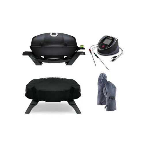 Picture of Pack NAPOLEON Electric Barbecue TravelQ PRO285E - Cover - Gloves - Bluetooth thermometer