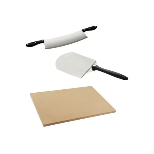 Picture of NAPOLEON pizza pack - Rectangular stone - Shovel - Knife