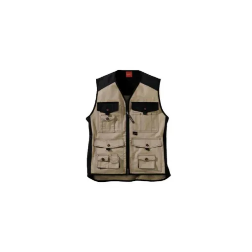 Picture of LAFONT Work Attitude Work Vest - Beige-Black - Size 4