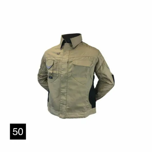 Picture of COFRA Workmaster Men's Work Jacket - Beige and Black - Size 50