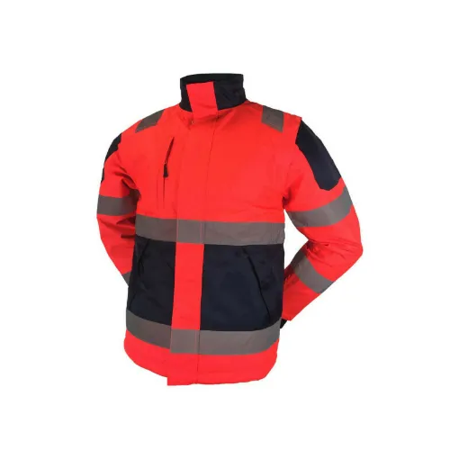 Picture of CEPOVETT ekinox high visibility jacket - fluorescent red - Size S