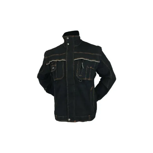 Picture of COVERGUARD bound jeans jacket - black - Size 3XL