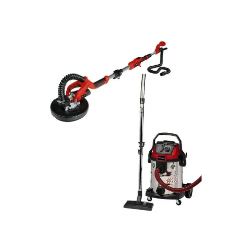 Picture of Pack EINHELL - Wet/dry vacuum cleaner TE-VC 2025 SACL - 1200W - 25L - Giraffe sander TE-DW 225 X - 750W - 1,65m