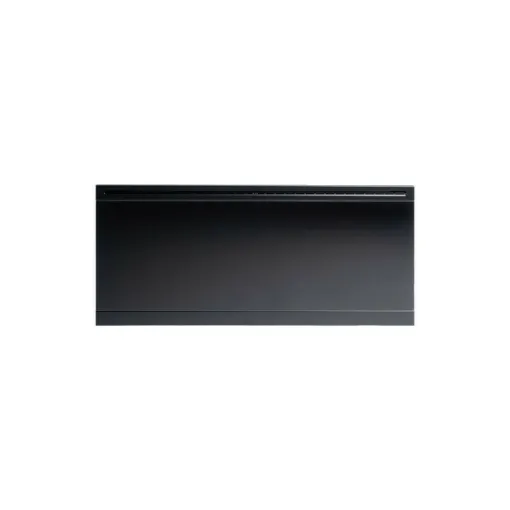 Picture of Electric radiator ADAX connected in tempered glass - Black - 800 W - 330x750x91mm - IVER H 08 KWT