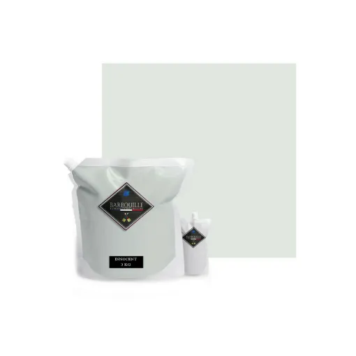 Picture of Two-component epoxy gloss paint/resin BARBOUILLE - For tiles, earthenware, laminates, PVC - 3kg - Blanc Innocent