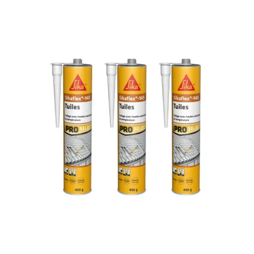 Picture of Set of 3 SIKA flexible tile adhesives Sikaflex 145 - 490g