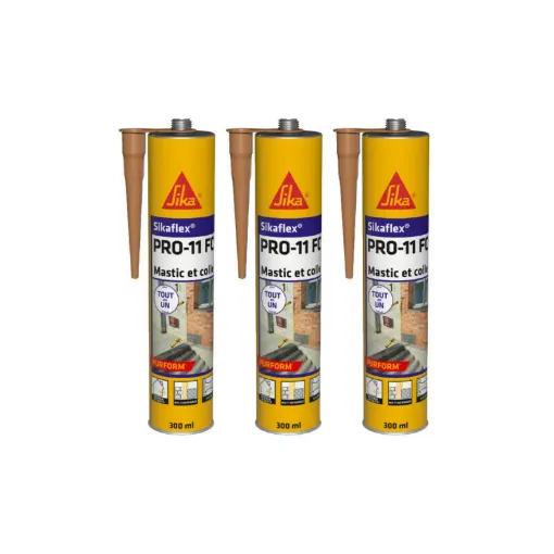 Picture of Set of 3 SIKA Sikaflex PRO 11 FC Purform Adhesives - Beige - 300ml