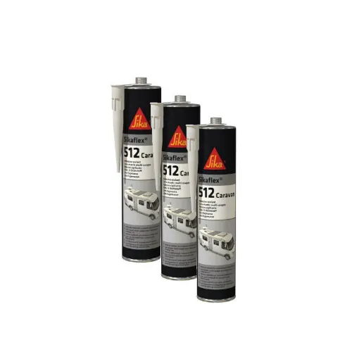 Picture of SIKA Sikaflex 512 Caravan Hybrid Sealant - White - 300ml - pack of 3