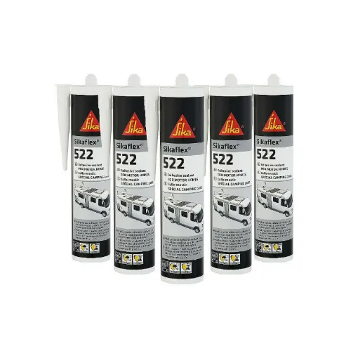 Picture of SIKA Sikaflex 512 Caravan Hybrid Sealant - White - 300ml - pack of 5