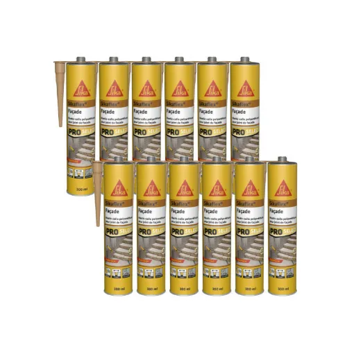 Picture of Batch of 12 elastic sealants SIKA Sikaflex Fa�ade - Stone tone - 300ml