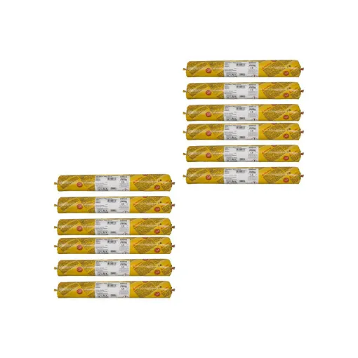 Picture of Set of 12 refills for SIKA Sikaflex PRO 11 FC Purform adhesive sealants - Concrete grey - 600ml