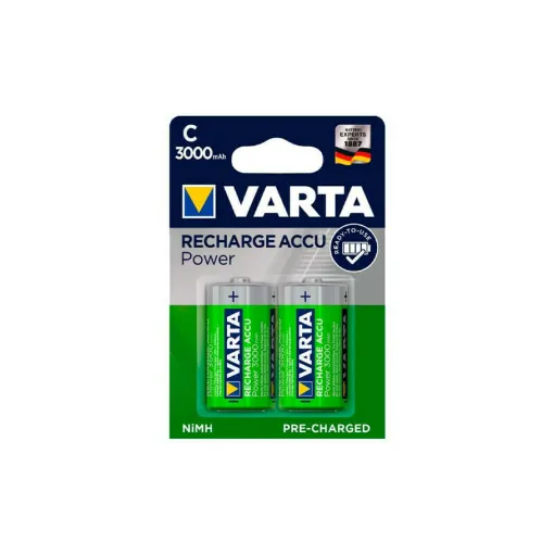 Picture of 2 VARTA LR14 C VARTA Accu Power Rechargeable Batteries 3000mAh