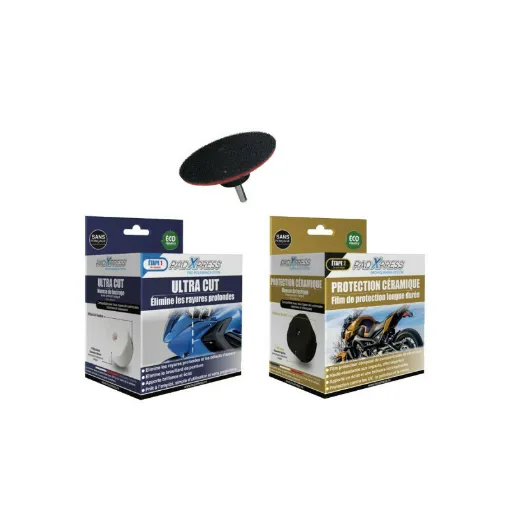 Picture of PadXpress Motorcycle Pack - Anti-scratch treatment - Ceramic protection film - 80mm platform