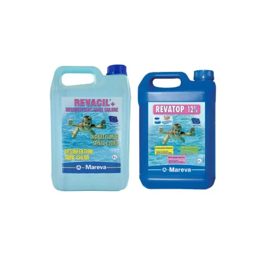 Picture of MAREVA Pack Revatop 12% Algaecide - 5 L - Revacil Bactericide - 5 L