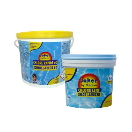 Picture of Joker MAREVA chlorine cleaning pack for swimming pools - slow chlorine - fast chlorine