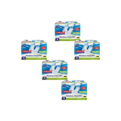 Picture of Pack of 5 sets of 2 refills for Airmax by UHU moisture absorber - 10x450g - 34848