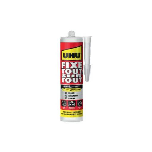 Picture of UHU Extrem Express Invisible All Over All Fixed Glue Cartridge - 300 g - 35595