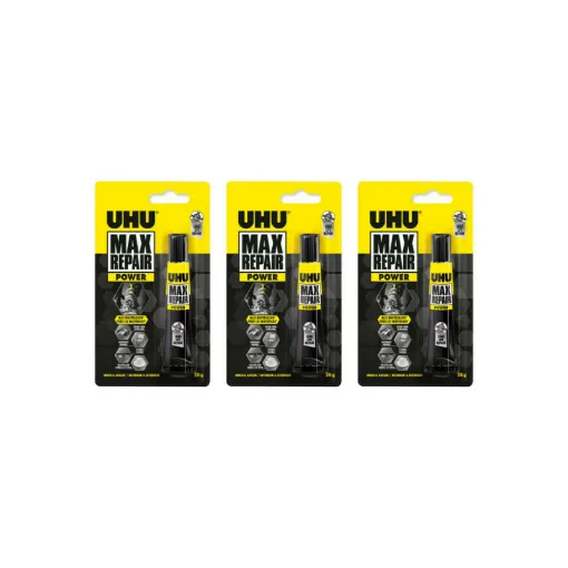 Picture of Set of 3 UHU Max Repair Power Glues - 20g