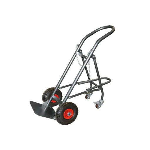 Picture of STOCKMAN 1 bottle cart - Inflatable wheels - Load capacity 120kg - SAC120-RG