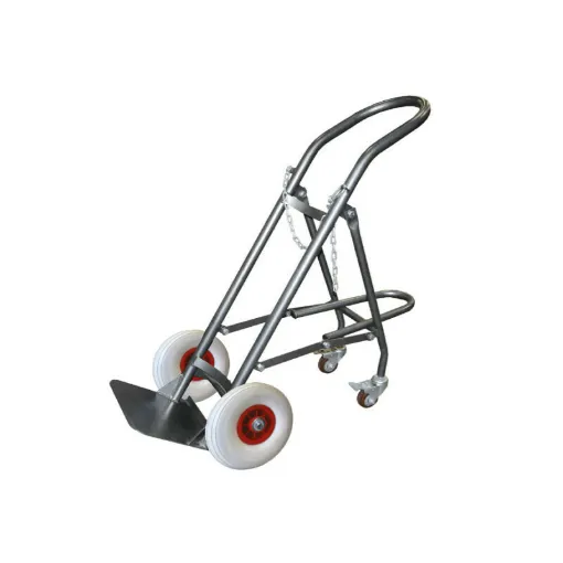 Picture of STOCKMAN 1-bottle cart - Puncture-proof wheels - Load capacity 120kg - SAC120-RINC