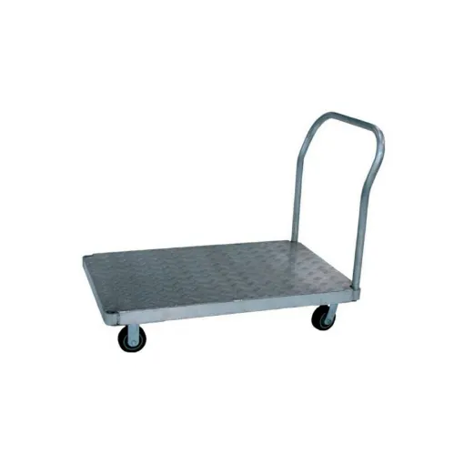 Picture of STOCKMAN Aluminium Trolley - Rubber wheels - Load capacity 900kg - AF2448