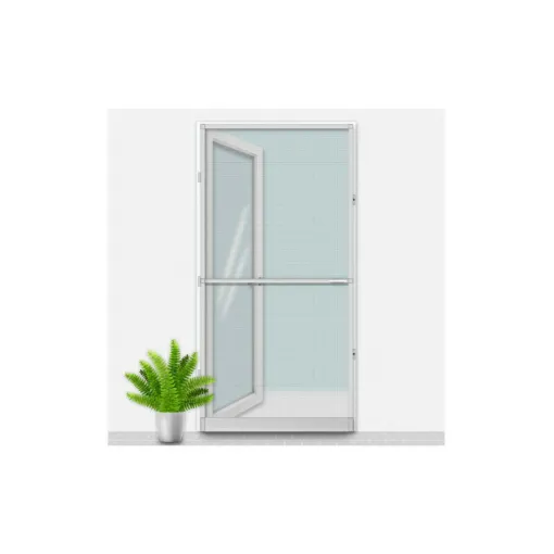 Picture of Louisiana CONFORTEX mosquito netting on door frame - 100 x 215 cm - Grey