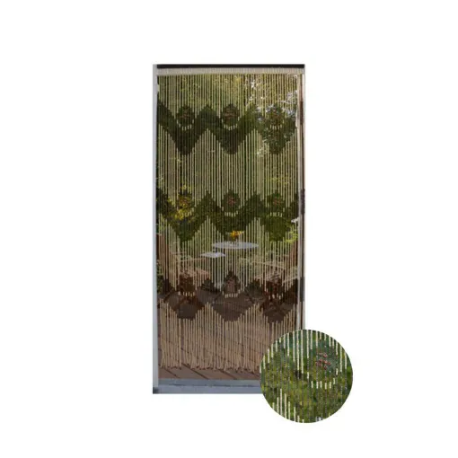 Picture of Jamaica door curtain CONFORTEX for door - 90 x 200 cm - brown beige