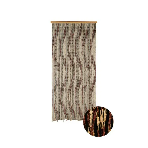 Picture of Door curtain Corn spiral CONFORTEX for door - 90 x 200 cm - brown beige