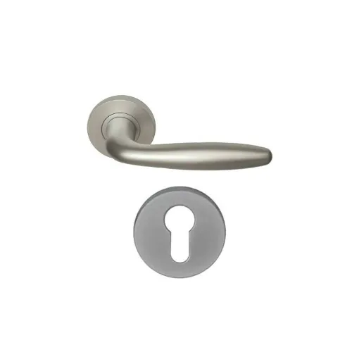 Picture of Aluminium handle and rosette pack - St-Emilion - Silver finish