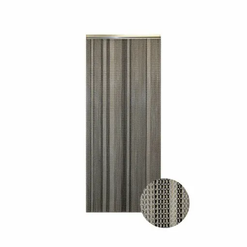 Picture of Chainy CONFORTEX door curtain - 90 x 200 cm - metallic grey